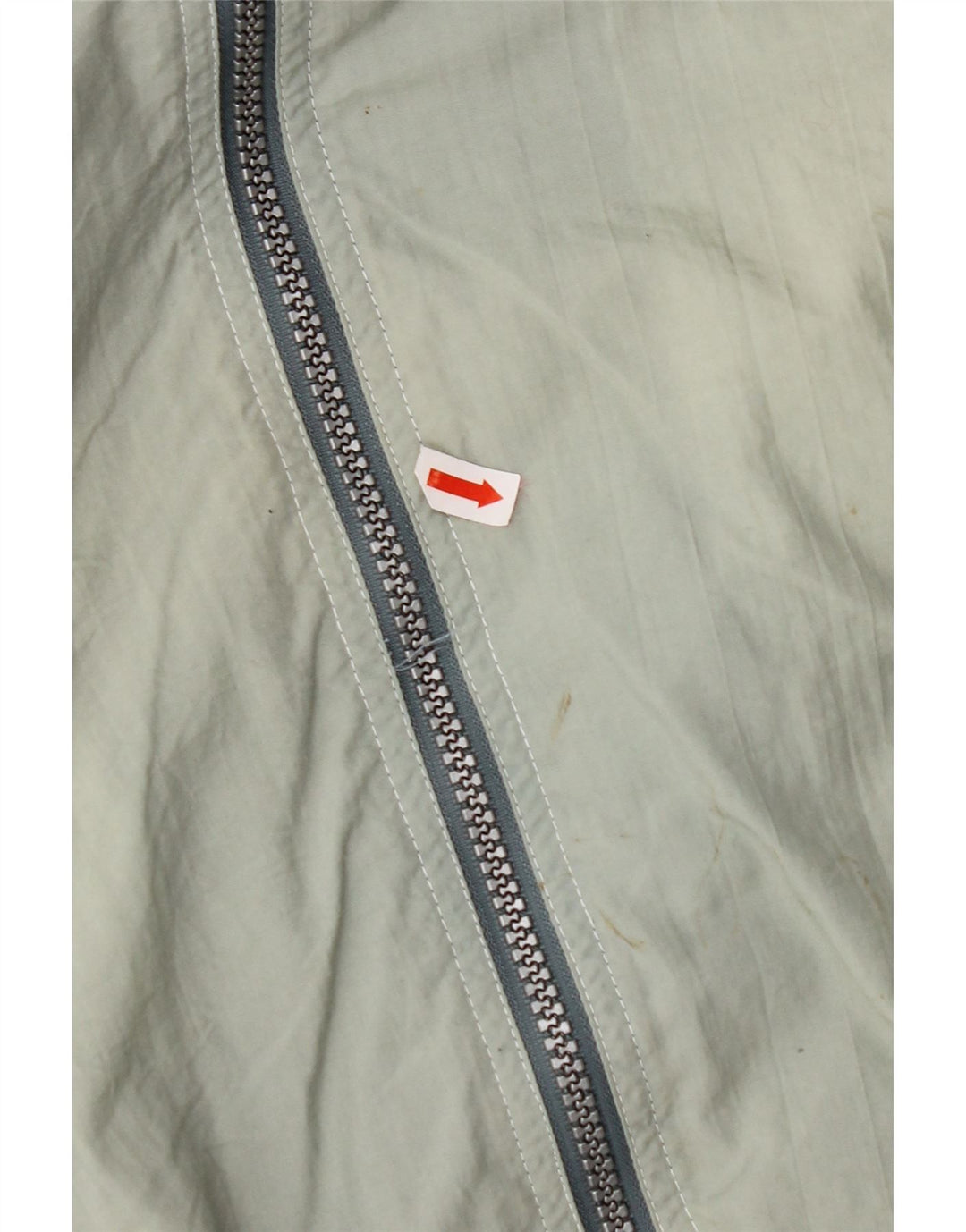 VINTAGE Mens Tracksuit Top Jacket Large Green Colourblock