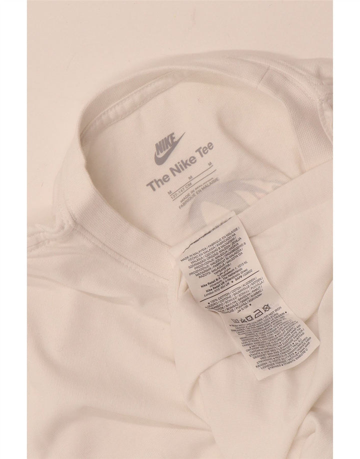 Nike Boys Graphic T-Shirt Top 10-11 Years Medium White Cotton