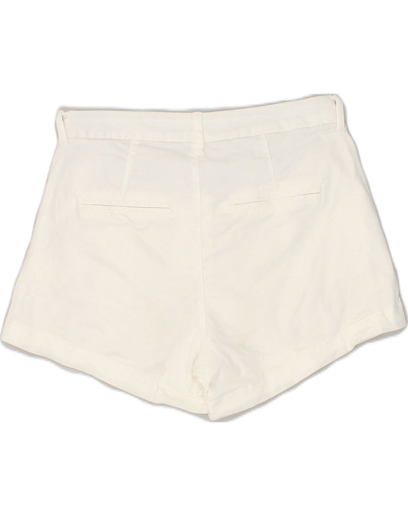 OLD NAVY Womens Chino Shorts US 2 XS W28 White Cotton | Vintage Old Navy | Thrift | Second-Hand Old Navy | Used Clothing | Messina Hembry 