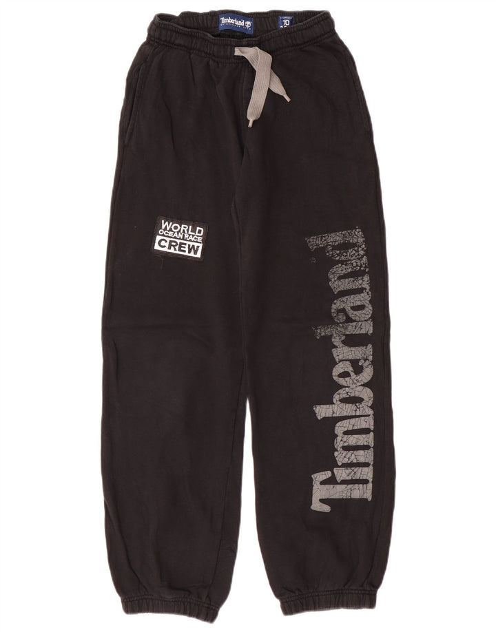 Timberland Boys Tracksuit Trousers Joggers 9-10 Years Black