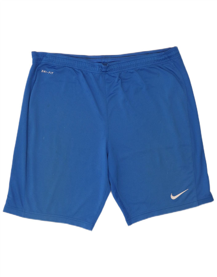 Nike Mens Dri Fit Sport Shorts Large Blue Polyester