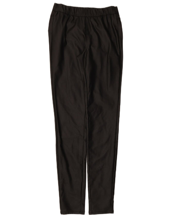 Kaffe Womens Slim Casual Trousers IT 36 XS W26 L31 Black Viscose