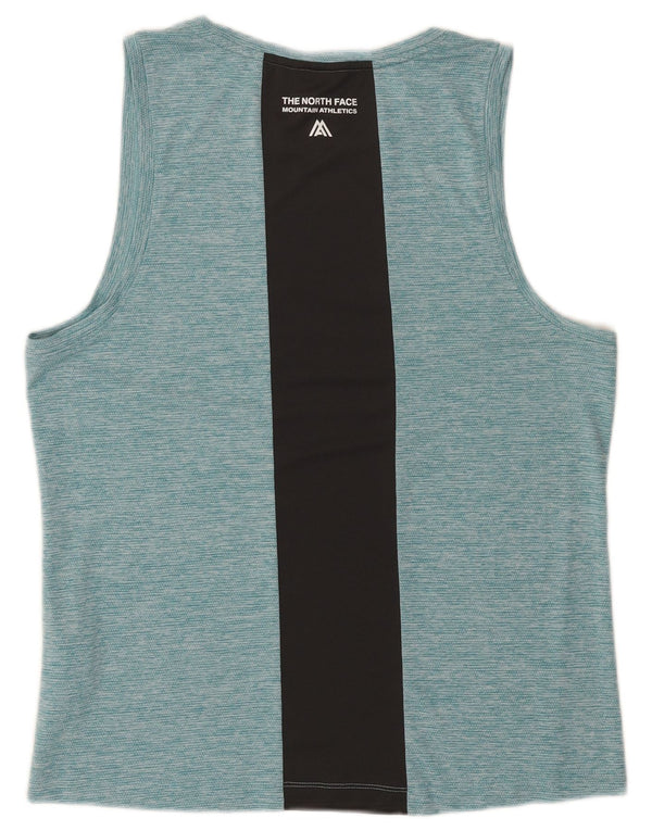 The North Face Mens Vest Top Medium Turquoise Colourblock Polyester