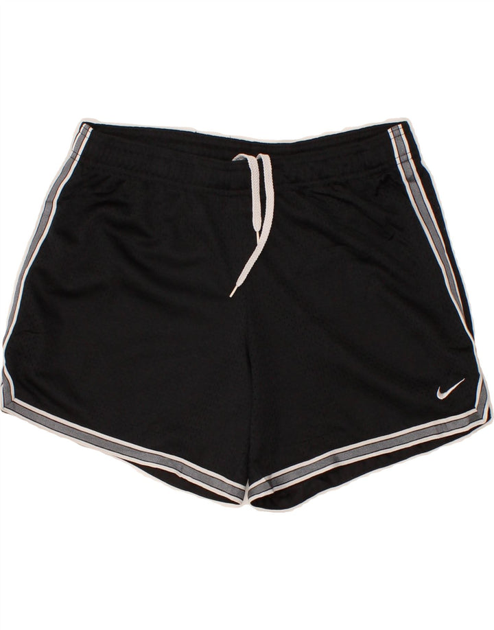 NIKE Womens Sport Shorts UK 14 Large Black Polyester Vintage Nike and Second-Hand Nike from Messina Hembry 
