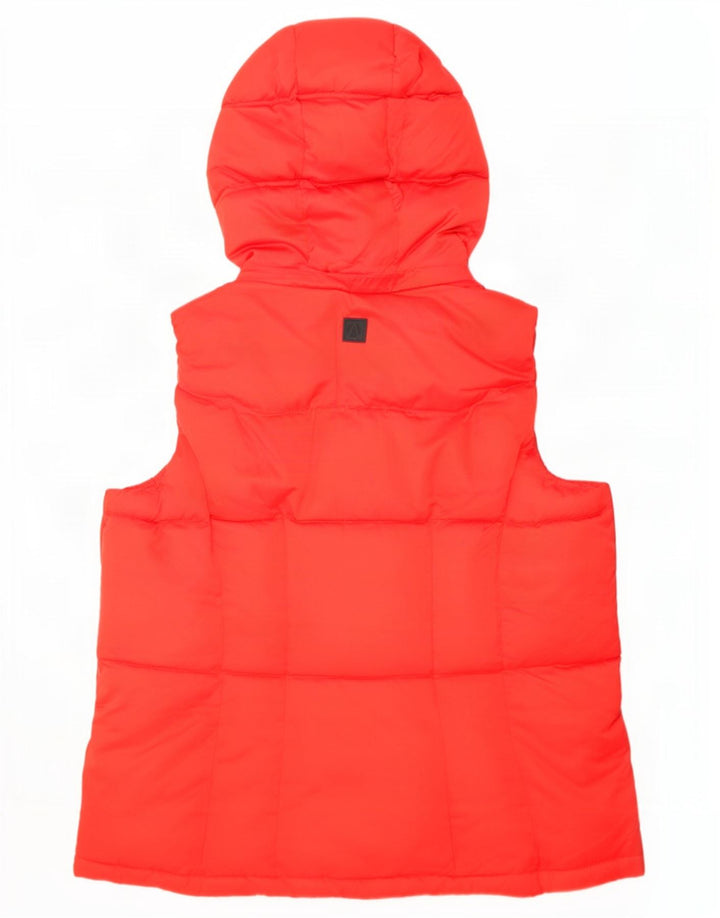 Marks & Spencer Womens Hooded Padded Gilet UK 18 XL Red Polyester