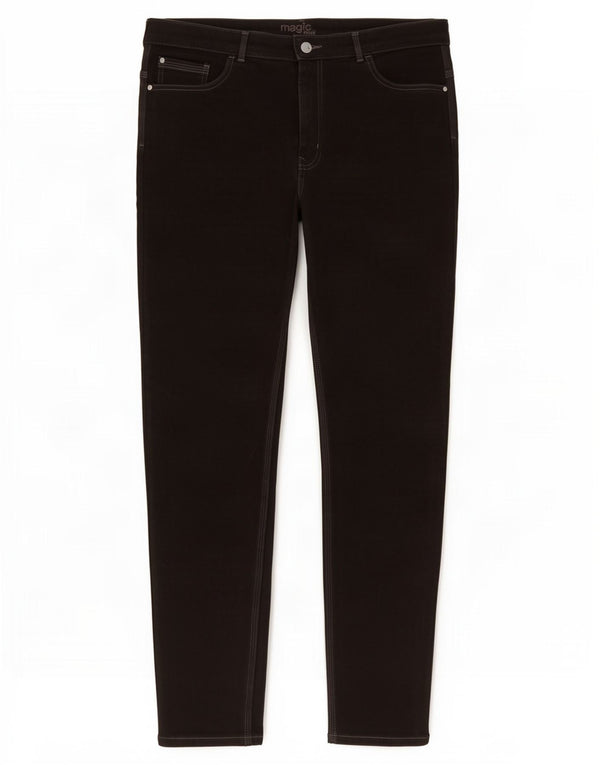 Marks & Spencer Womens Magic Skinny Jeans UK 20 2XL W40 L28 Black