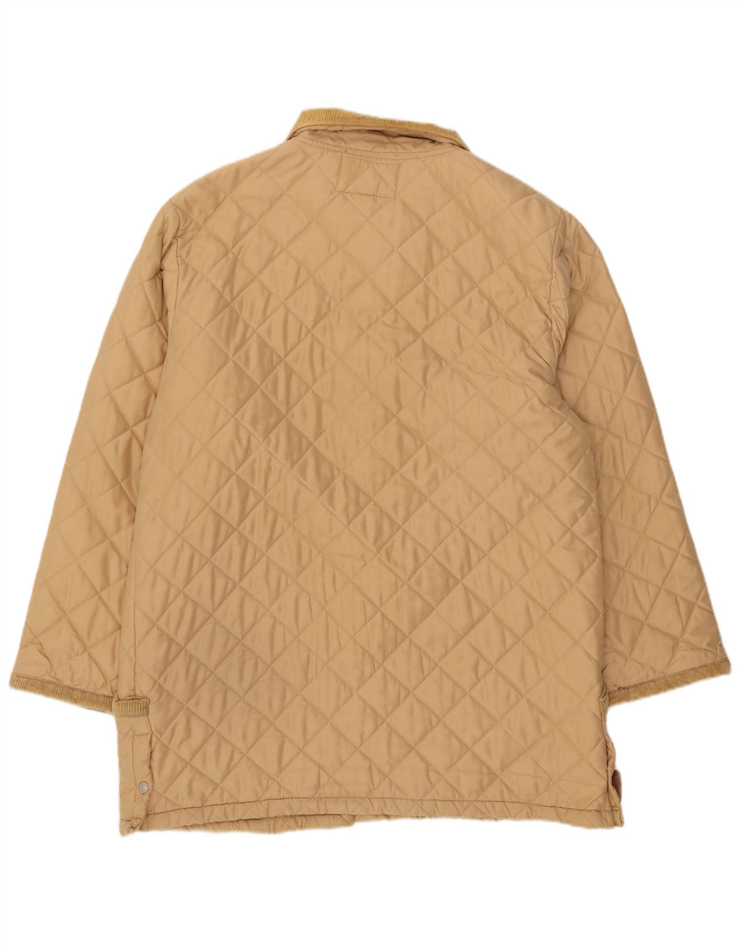Husky Mens Quilted Jacket UK 44 2XL Beige Nylon