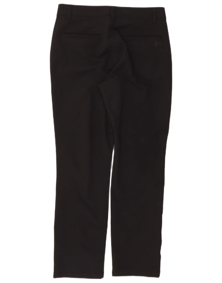 Under Armour Womens Straight Chino Trousers W32 L30 Navy Blue