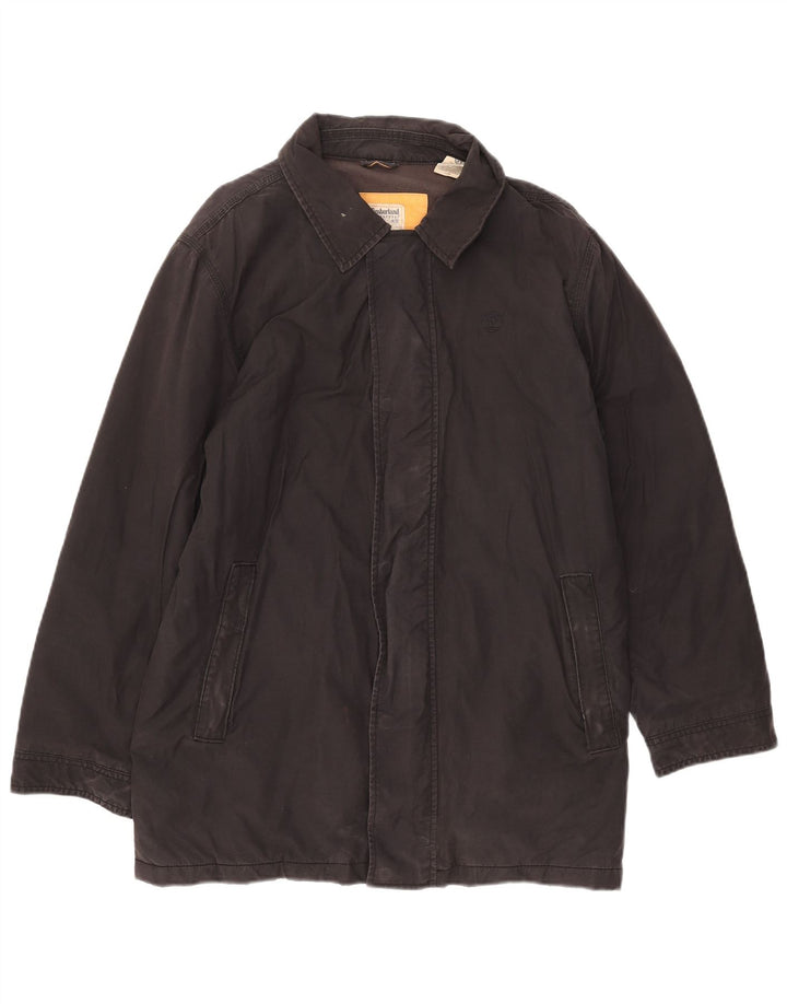 Timberland Mens Windbreaker Jacket UK 36 Small Black Cotton