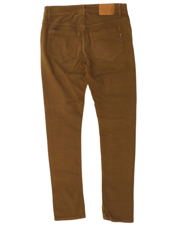 Vintage Womens Slim Jeans W32 L31 Brown Cotton