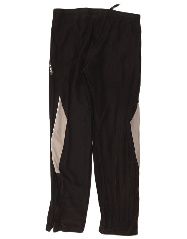 Reebok Mens Tracksuit Trousers Joggers Small Black Colourblock Polyester