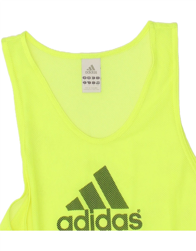 ADIDAS Mens Graphic Vest Top Small Green Polyester | Vintage Adidas | Thrift | Second-Hand Adidas | Used Clothing | Messina Hembry 