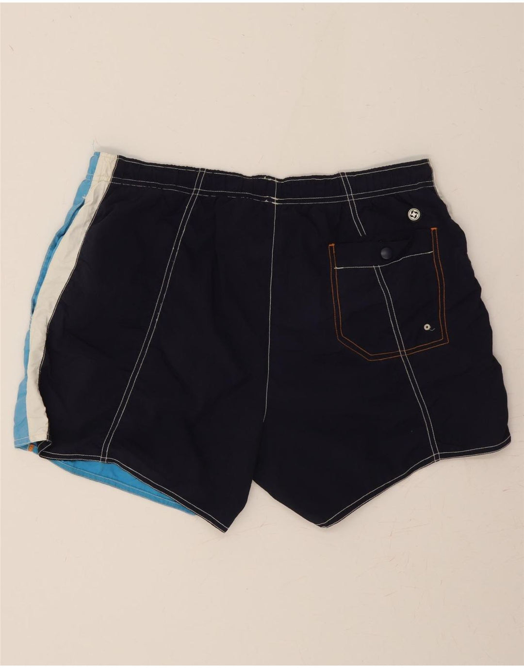 COLMAR Mens Swimming Shorts IT 56 XL Blue Colourblock Vintage Colmar and Second-Hand Colmar from Messina Hembry 