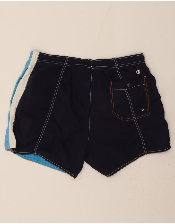 COLMAR Mens Swimming Shorts IT 56 XL Blue Colourblock Vintage Colmar and Second-Hand Colmar from Messina Hembry 