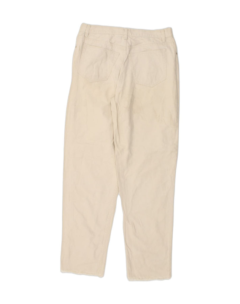 J. CREW Mens Tapered Casual Trousers W33 L34 Beige Cotton | Vintage J. Crew | Thrift | Second-Hand J. Crew | Used Clothing | Messina Hembry 