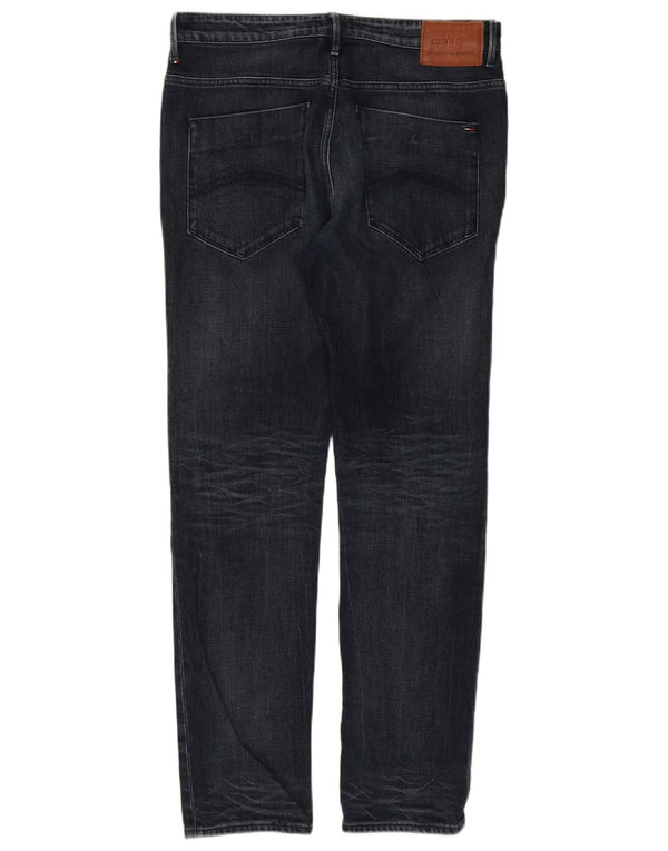 Tommy Hilfiger Mens Slim Jeans W32 L31 Navy Blue