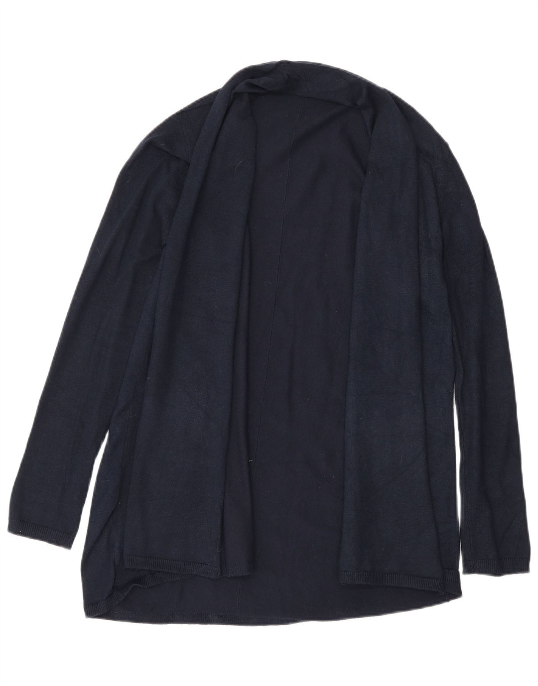 Zara Womens Open Cardigan Sweater UK 12 Medium Navy Blue