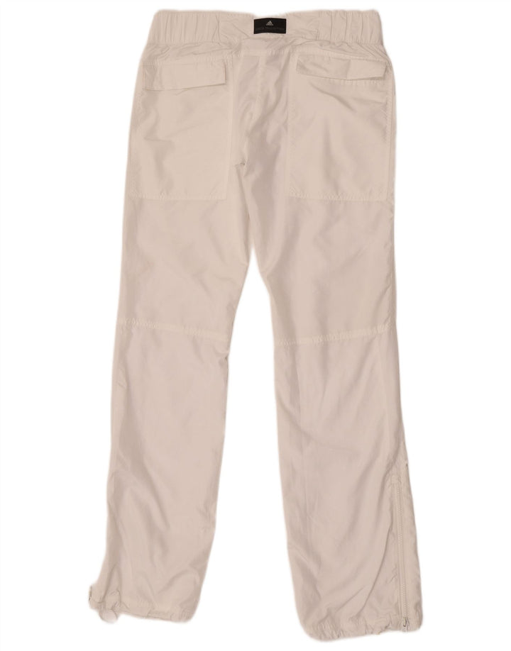 Adidas Womens Waterproof Trousers EU 36 Small W28 L32 White