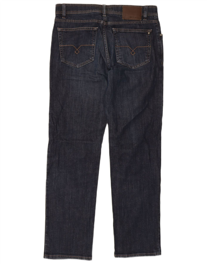 Pierre Cardin Mens Straight Jeans W34 L32 Navy Blue