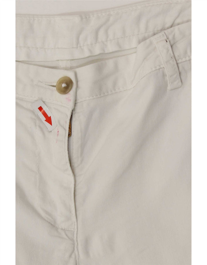 Kappa Womens Chino Shorts EU 40 Medium W32  White Cotton