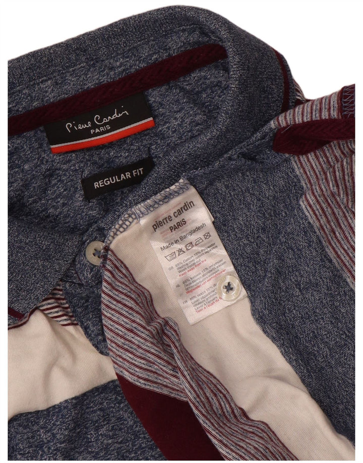 Pierre Cardin Mens Regular Fit Polo Shirt Medium Multicoloured Striped