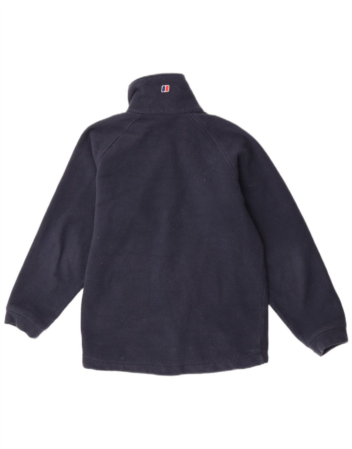 Berghaus Mens Fleece Jacket UK 36 Small Navy Blue Polyester