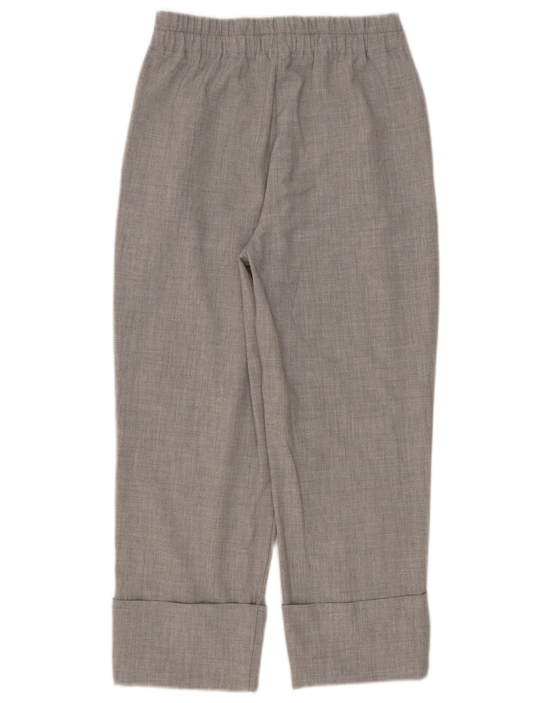Zara Womens Straight Cropped Trousers Small W26 L24 Grey