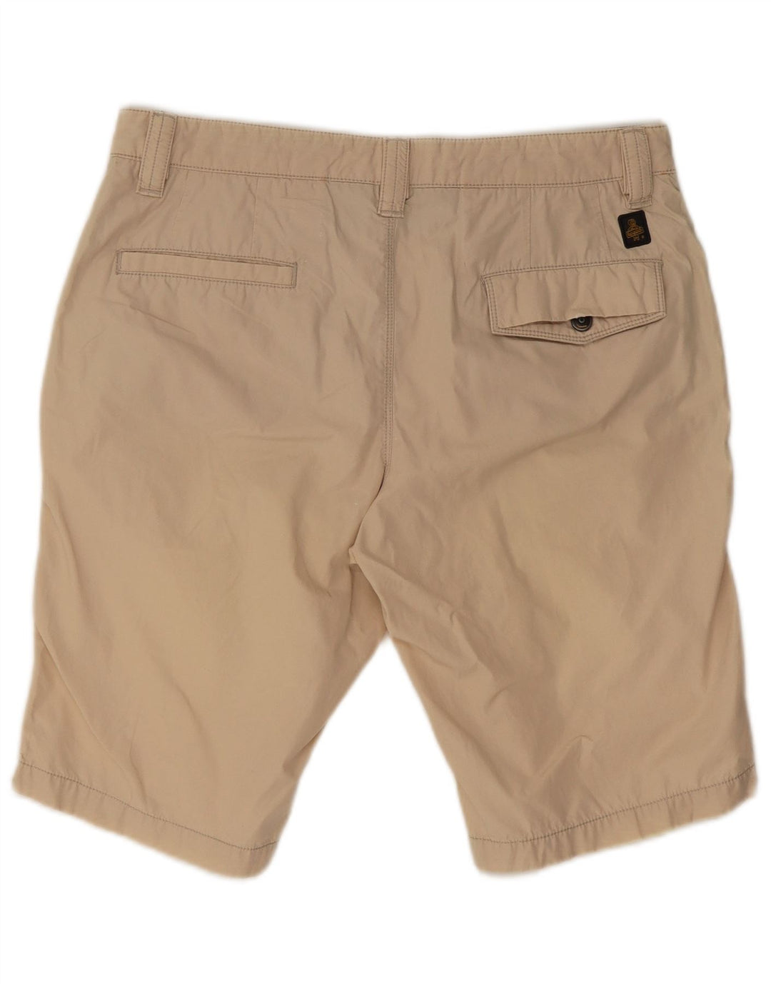 Refrigiwear Mens Chino Shorts W34 Large Beige Cotton