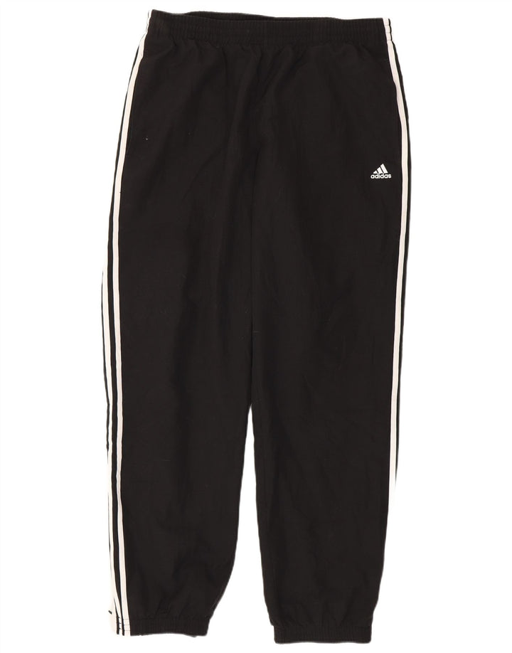Adidas Mens Climalite Tracksuit Trousers Joggers Large Black Polyester