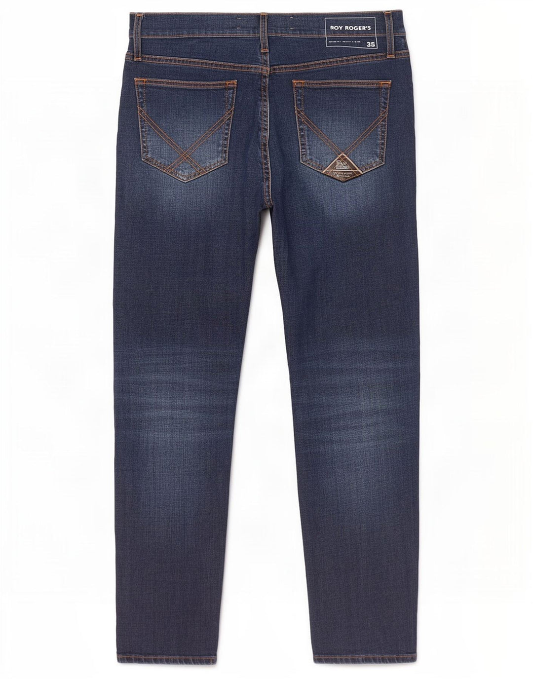 Roy Rogers Mens Slim Jeans W35 L30 Blue Cotton