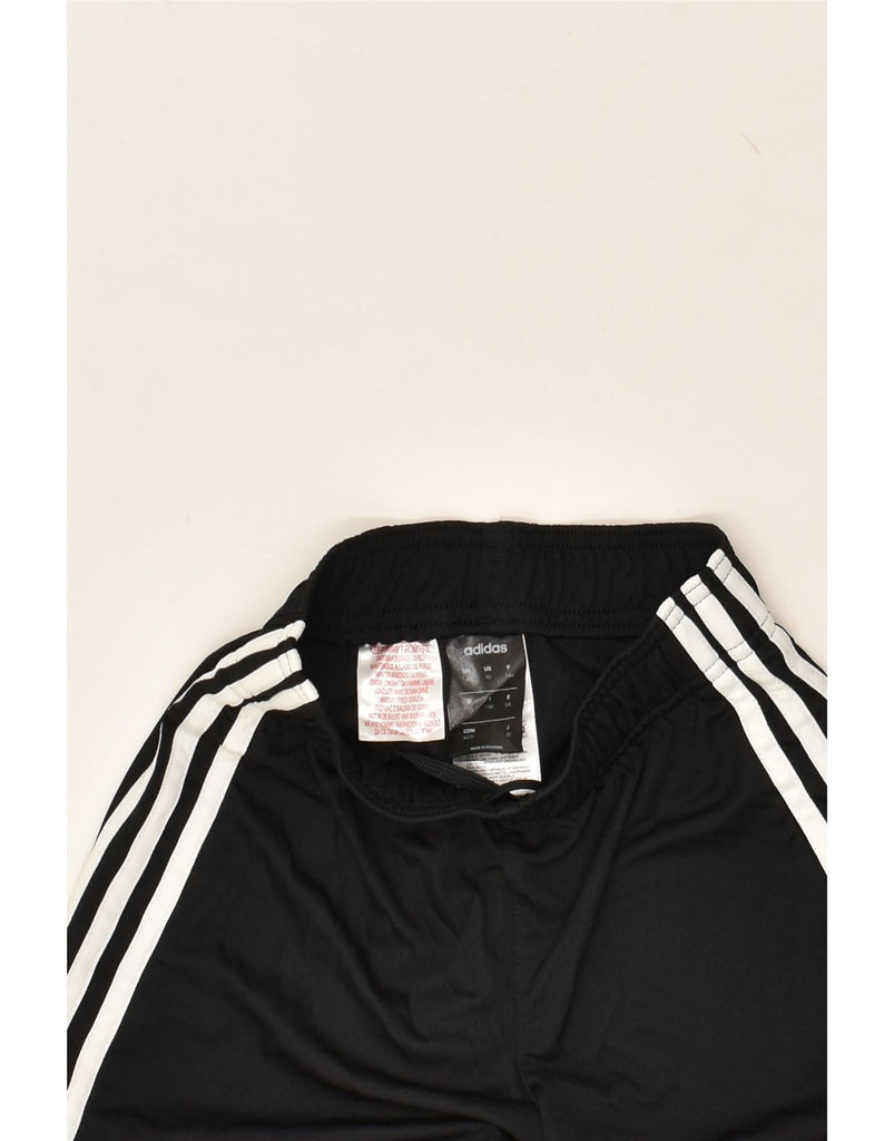 ADIDAS Girls Climalite Sport Shorts 7-8 Years Black Polyester | Vintage Adidas | Thrift | Second-Hand Adidas | Used Clothing | Messina Hembry 