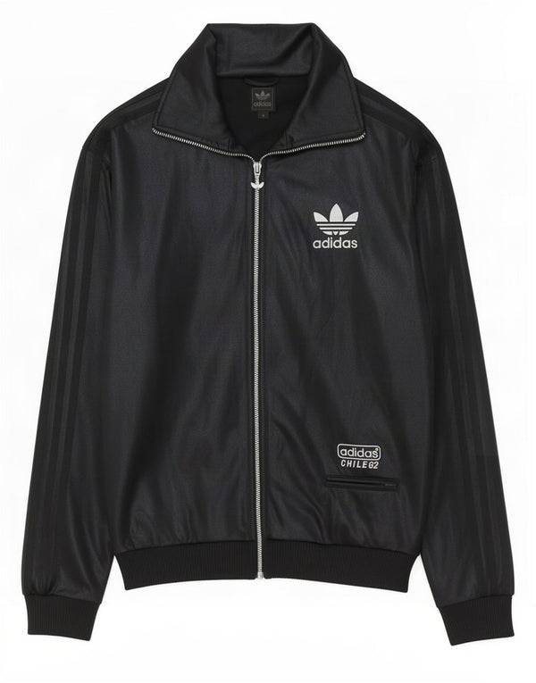 Adidas Mens Chile 62 Tracksuit Top Jacket Small Black Polyester
