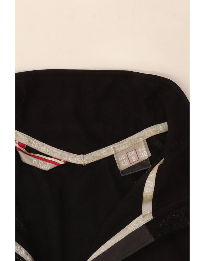 RAB Womens Windbreaker Jacket UK 8 Small Black Colourblock