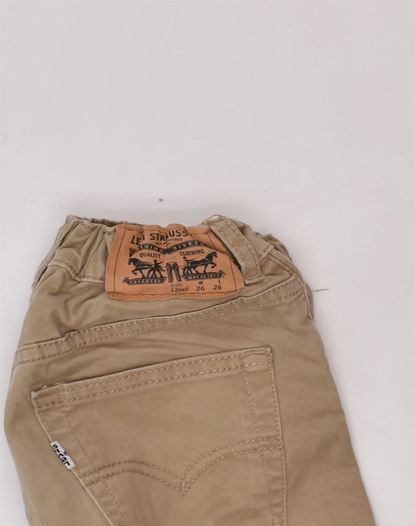 LEVI'S Boys Straight Casual Trousers 11-12 Years W26 L26 Brown Cotton | Vintage Levi's | Thrift | Second-Hand Levi's | Used Clothing | Messina Hembry 