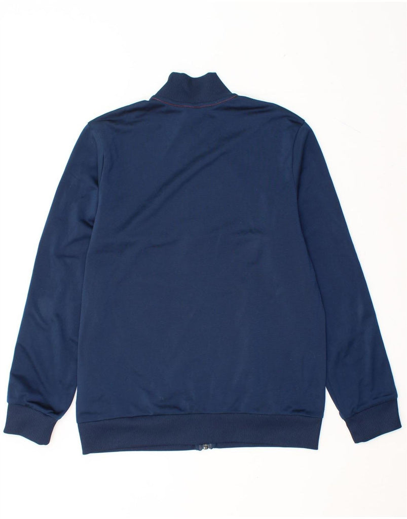 ADIDAS Boys Tracksuit Top Jacket 13-14 Years Navy Blue Colourblock Vintage Adidas and Second-Hand Adidas from Messina Hembry 
