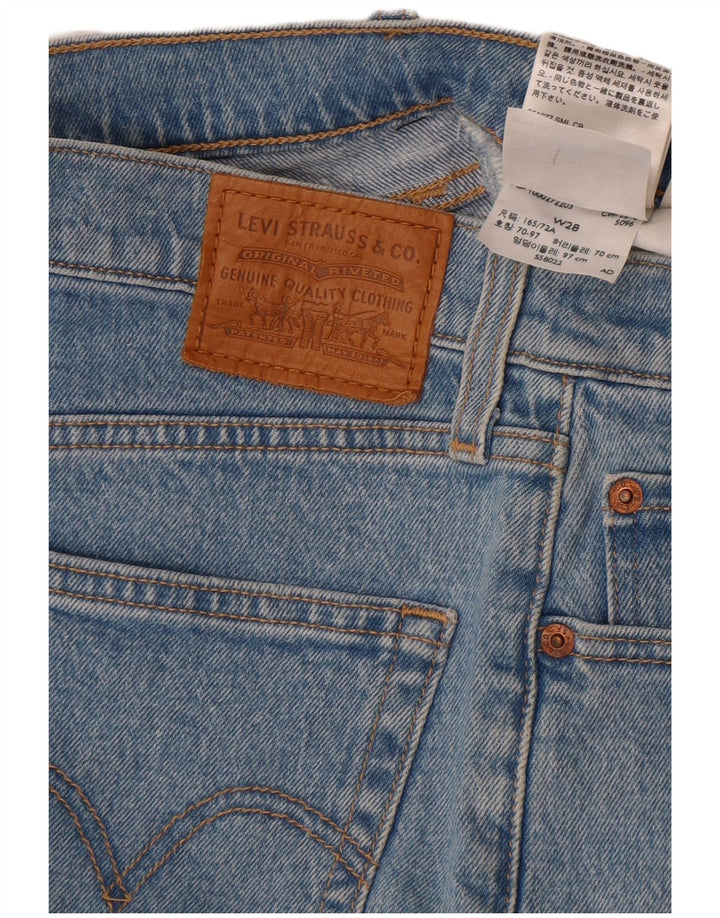 Levi's Womens Denim Shorts W28 Medium  Blue Cotton