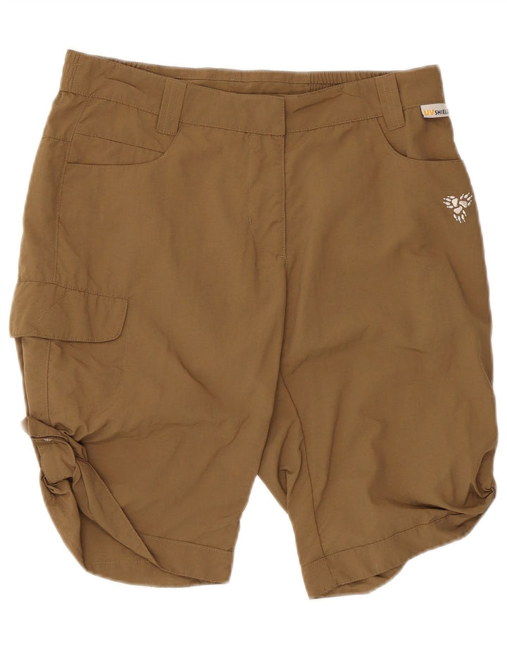 Jack Wolfskin Womens Cargo Shorts UK 8/10 Small W30  Beige Polyamide