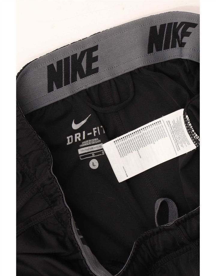 Nike Mens Graphic Regular Fit Sport Shorts Large  Black Polyester