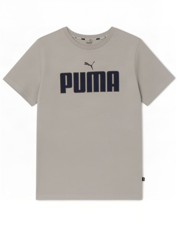 Puma Mens Graphic T-Shirt Top Medium Grey Cotton