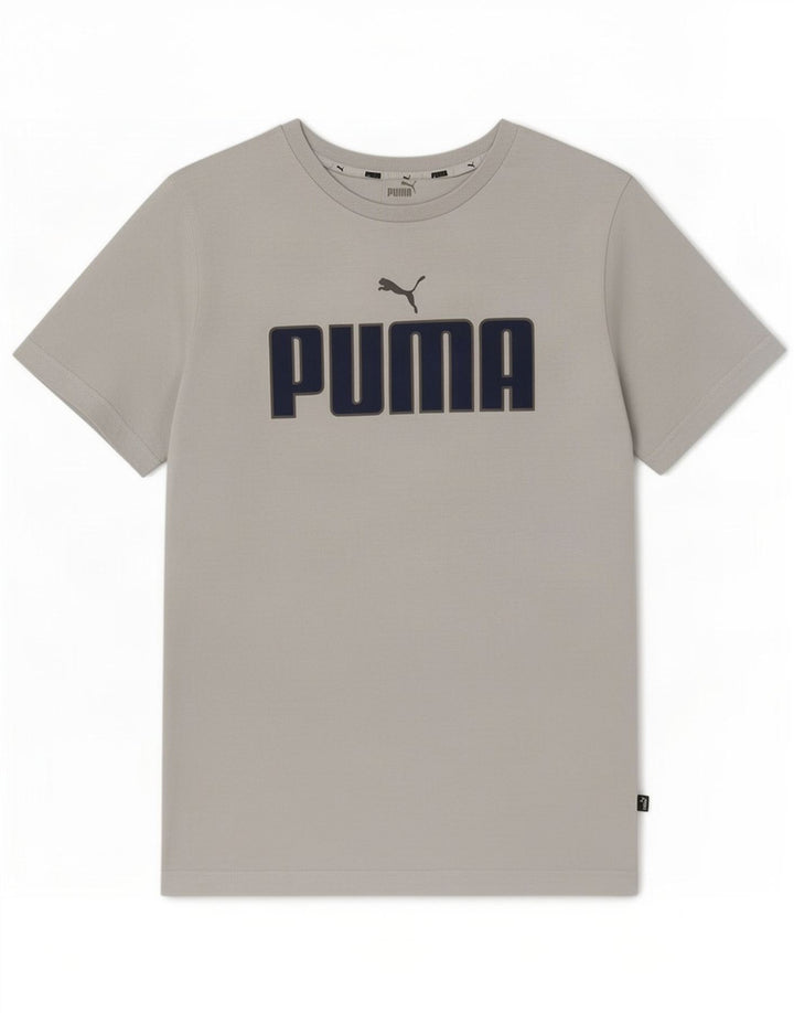 Puma Mens Graphic T-Shirt Top Medium Grey Cotton