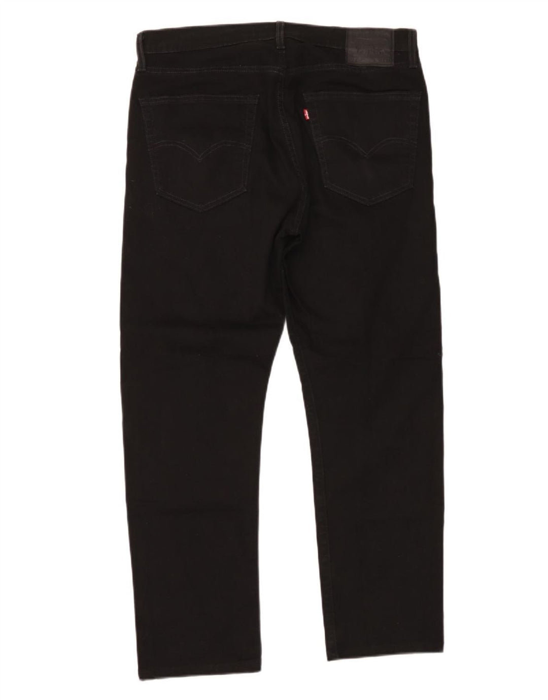 Levi's Mens 502 Tapered Jeans W36 L29 Black Cotton