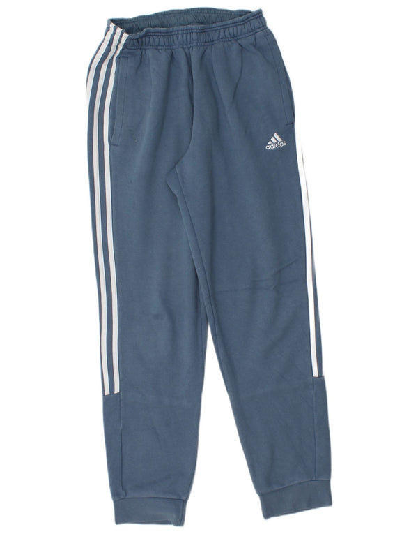 Adidas Mens Tracksuit Trousers Joggers Small Blue Cotton