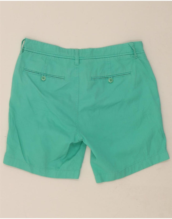 J. CREW Womens Chino Shorts US 6 Medium W30 Green Cotton Vintage J. Crew and Second-Hand J. Crew from Messina Hembry 