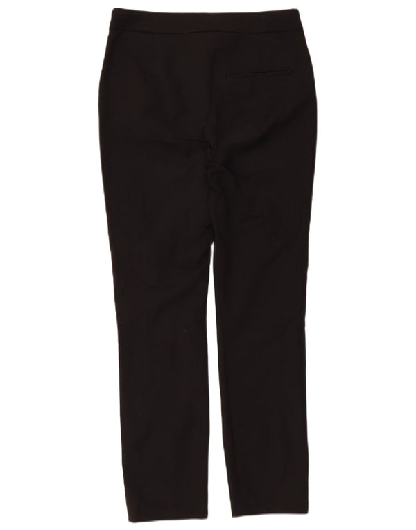 Zara Womens High Waist Slim Chino Trousers EU 38 Small W28 L27 Black