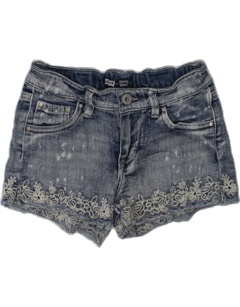 LEVI'S Girls Denim Shorts 9-10 Years W26  Blue Ramie | Vintage Levi's | Thrift | Second-Hand Levi's | Used Clothing | Messina Hembry 