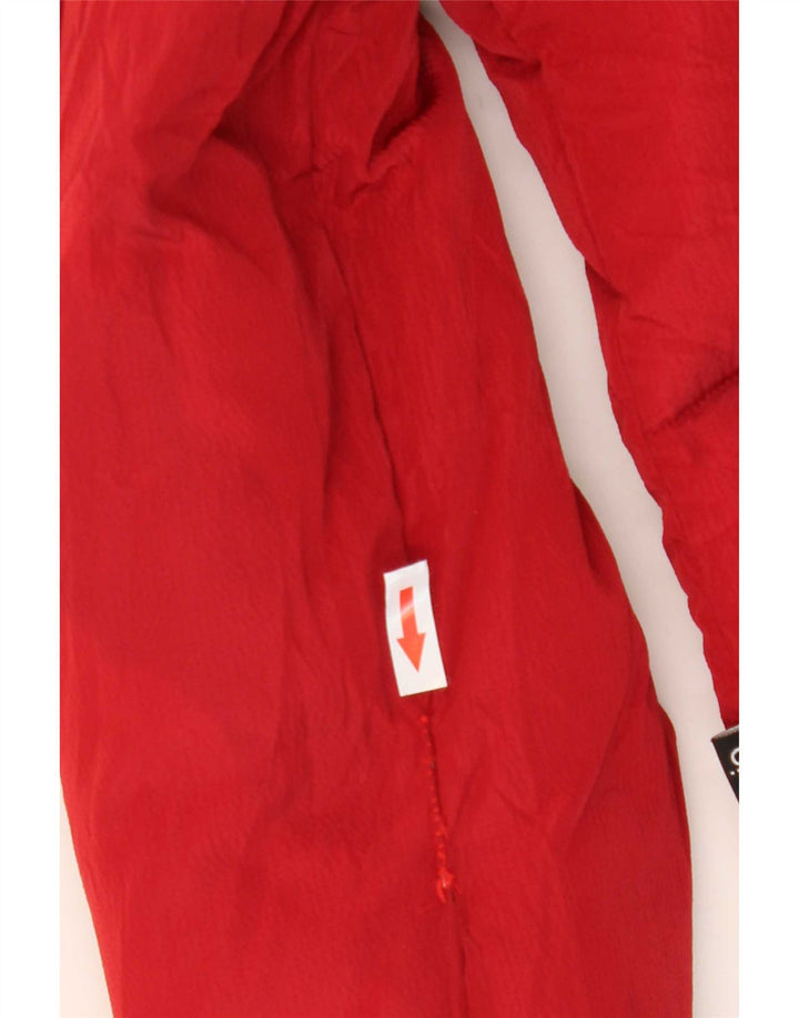 KHUJO Womens Padded Jacket UK 6 XS Red Colourblock Polyester