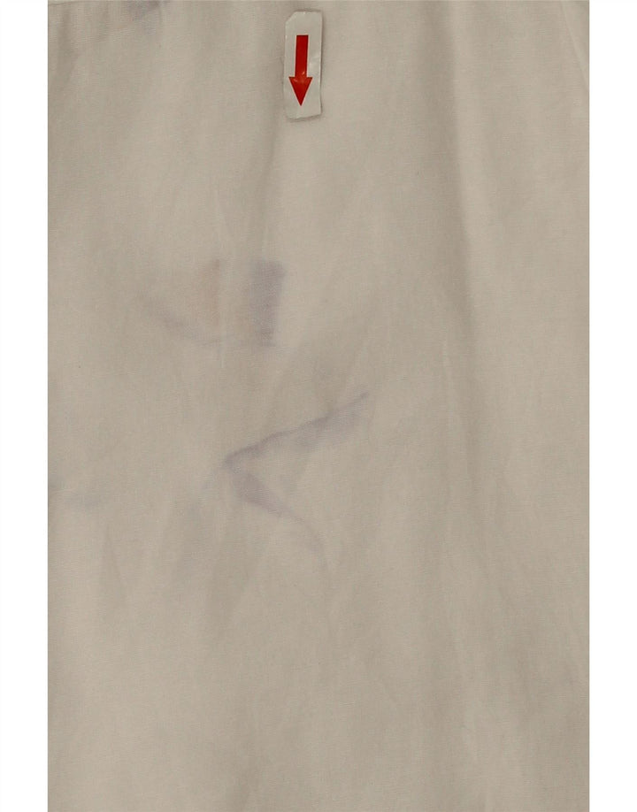 Zara Womens Oversized Shirt UK 14 Medium White Cotton