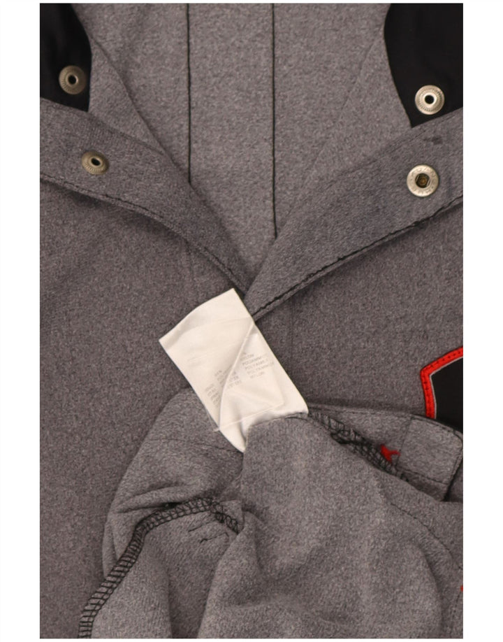 Lotto Mens Tracksuit Top Jacket UK 42/44 XL Grey Colourblock Polyester