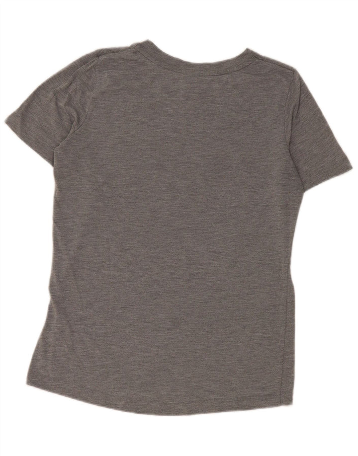 Nike Mens Graphic T-Shirt Top XS Grey Polyester
