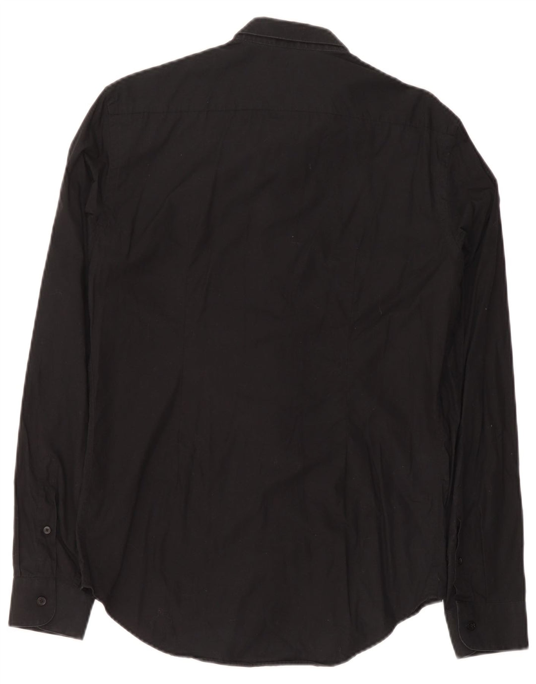 Zara Mens Slim Fit Shirt Medium Black